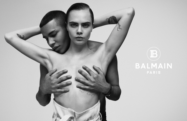 balmain рекламная кампания