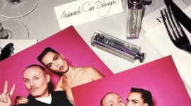 Закулисье со съемок кампании Dior Addict Lipstick c Карой Делевинь