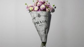 Яркие акцентные тени на показе Prada Resort 2020