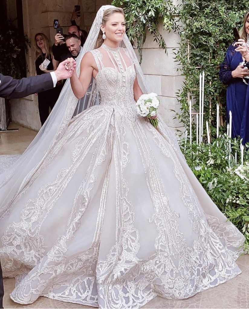 Эли Сааб, платье для невесты, свадьба сына сына