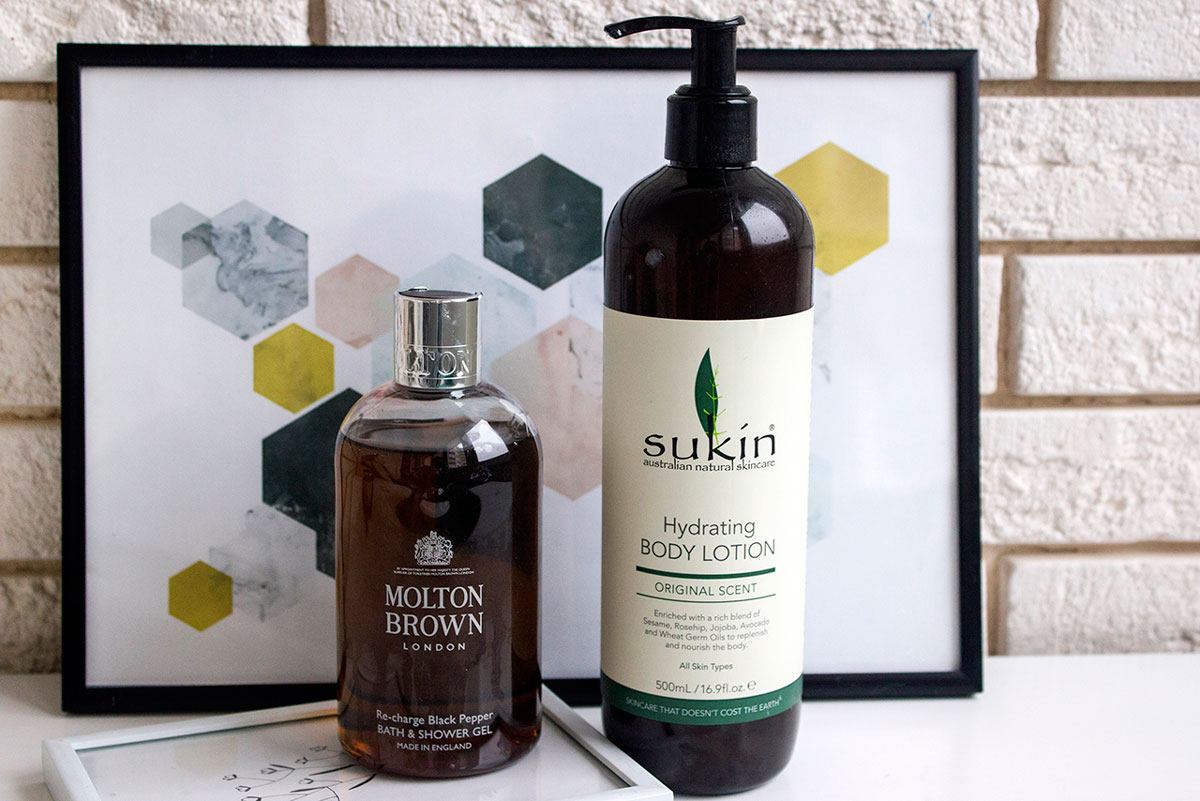 любимые средства для тела 2019 Sukin и Molton Brown