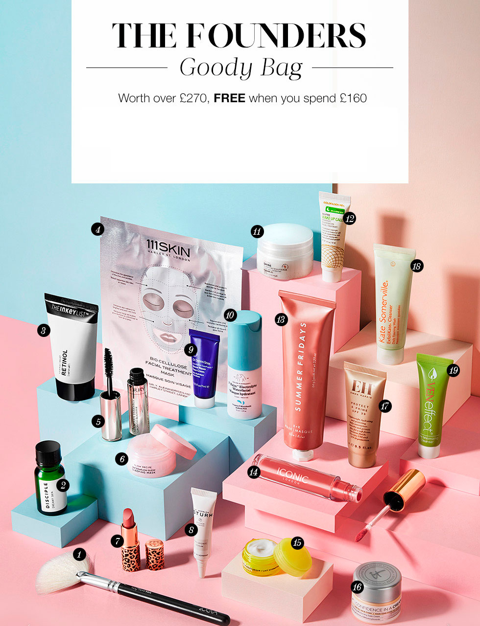 Cult Beauty The Founders Goody Bag Spring 2020