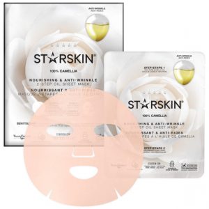 Starskin 100% Camellia 2-Step Oil Sheet Mask