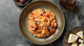 Вторник по-итальянски: готовим ризотто в соусе из томатов