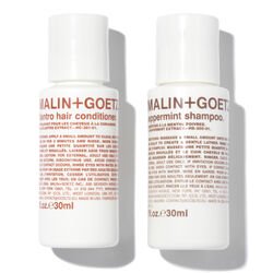 Malin + Goetz Peppermint Shampoo and Cilantro Conditioner
