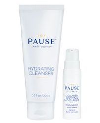 Pause Well-Aging Collagen Boosting Moisturiser and Hydrating Cleanser Duo