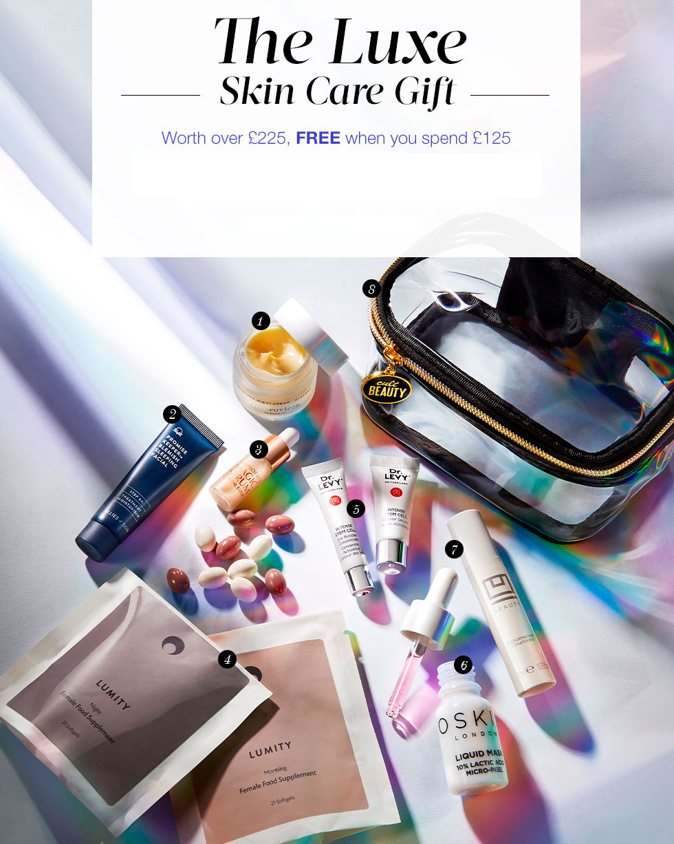 Cult Beauty The Luxe Skin Care Gift Goody Bag