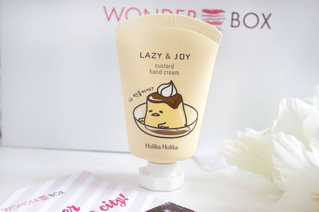 Holika Holika Lazy & Joy Custard Hand Cream - WonderBox 7.8