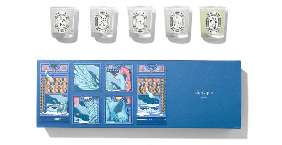 Diptyque Set of 5 Mini Candles - Рождественские наборы Diptyque 2020