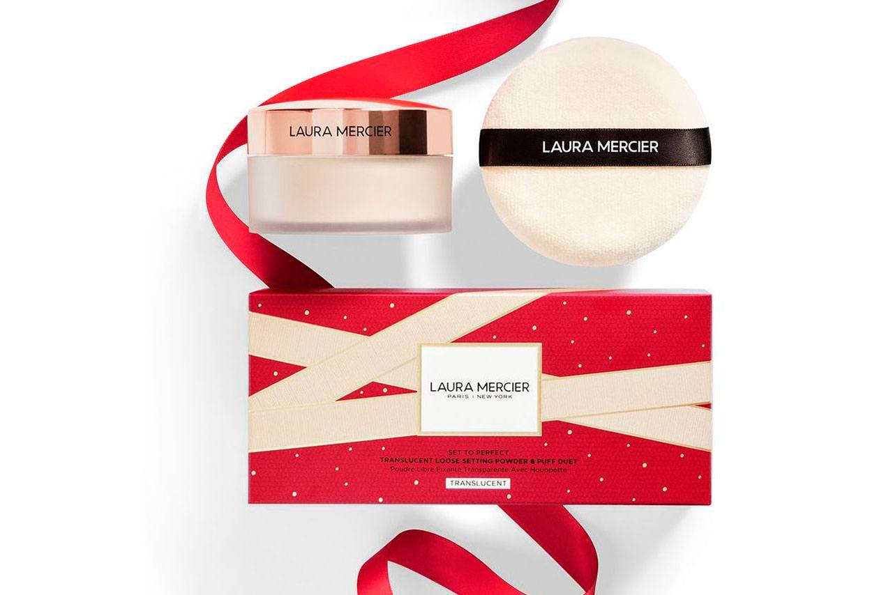 Laura Mercier Set To Perfect Translucent Loose Setting Powder & Puff Set