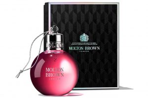 Molton Brown Delicious Rhubarb and Rose Festive Bauble — гель для душа