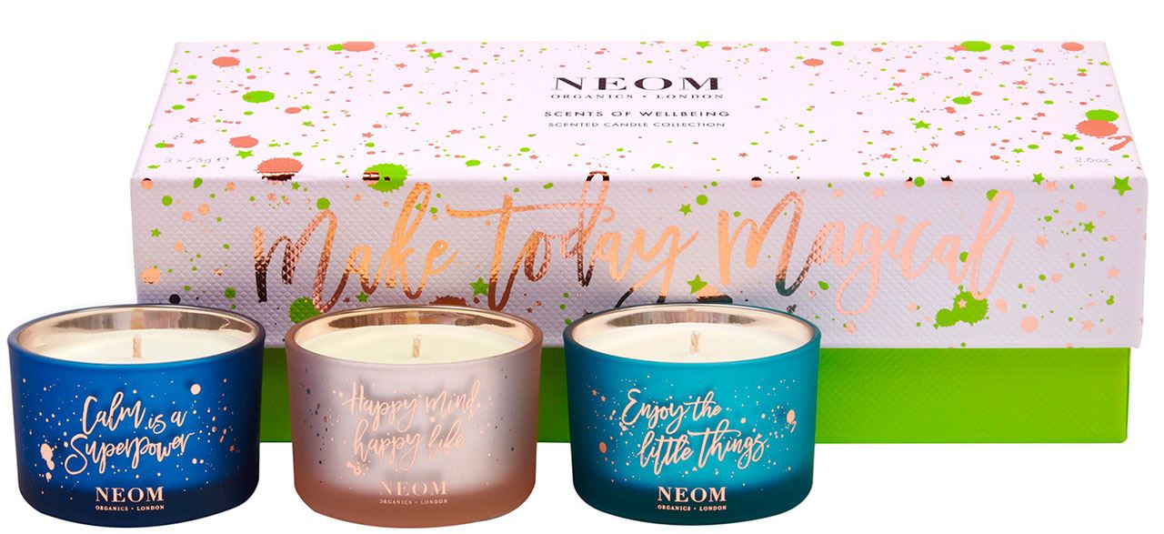Neom Scent Of Wellbeing Candles Christmas 2020