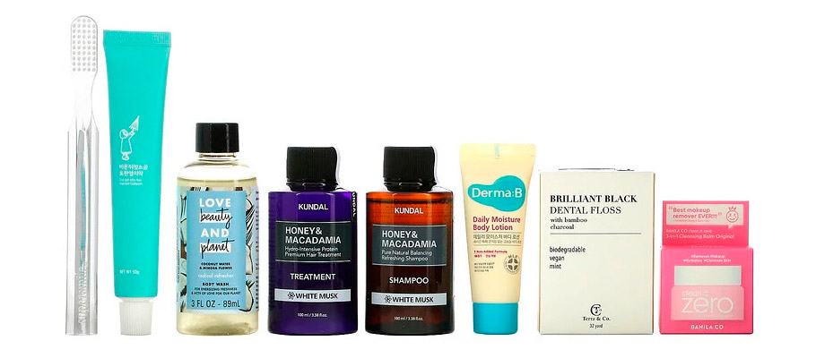 iHerb Bath Essentials Beauty Bag — наполнение