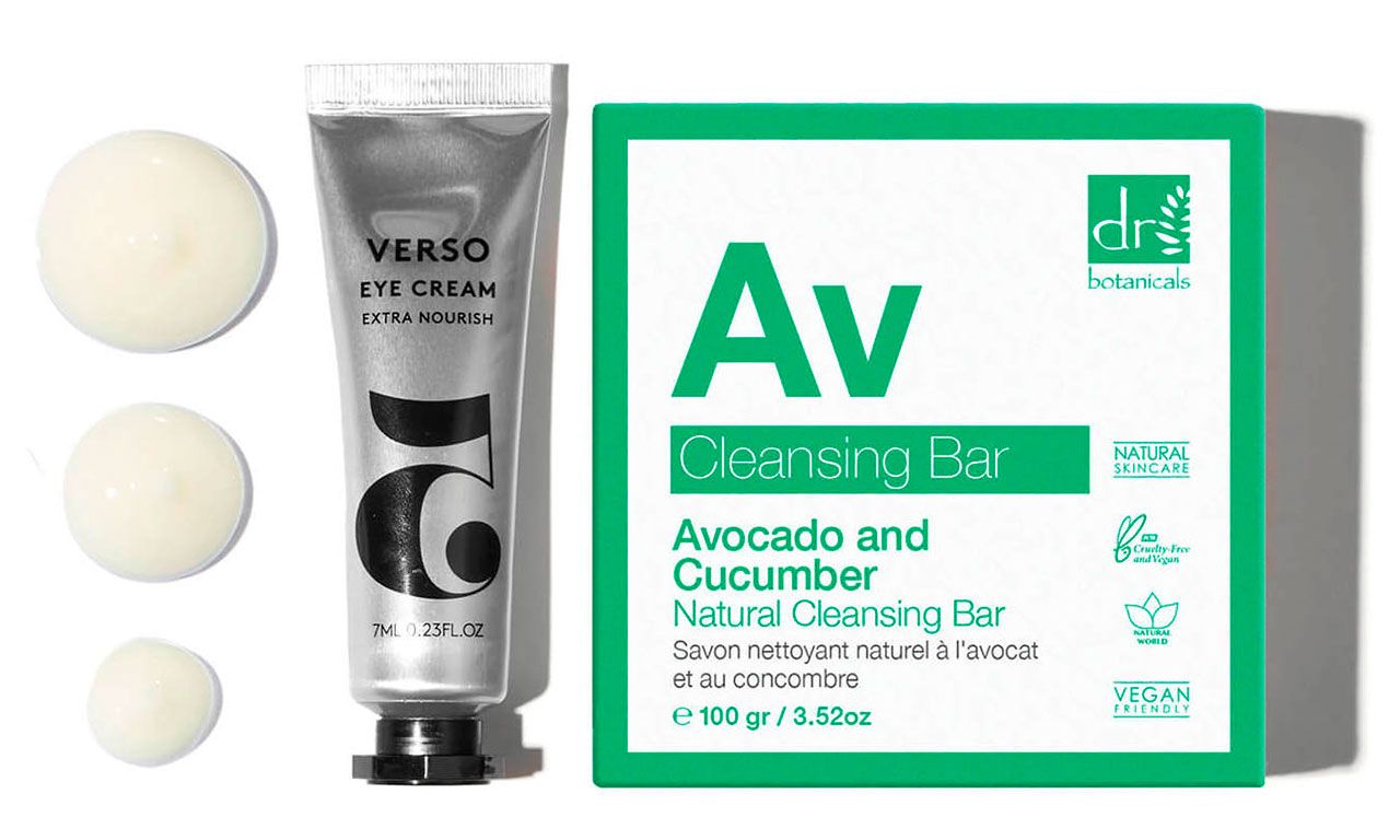 Мыло для умывания Dr Botanicals Avocado and Cucumber Natural Cleansing Bar - Lookfantastic Beauty Box January 2021