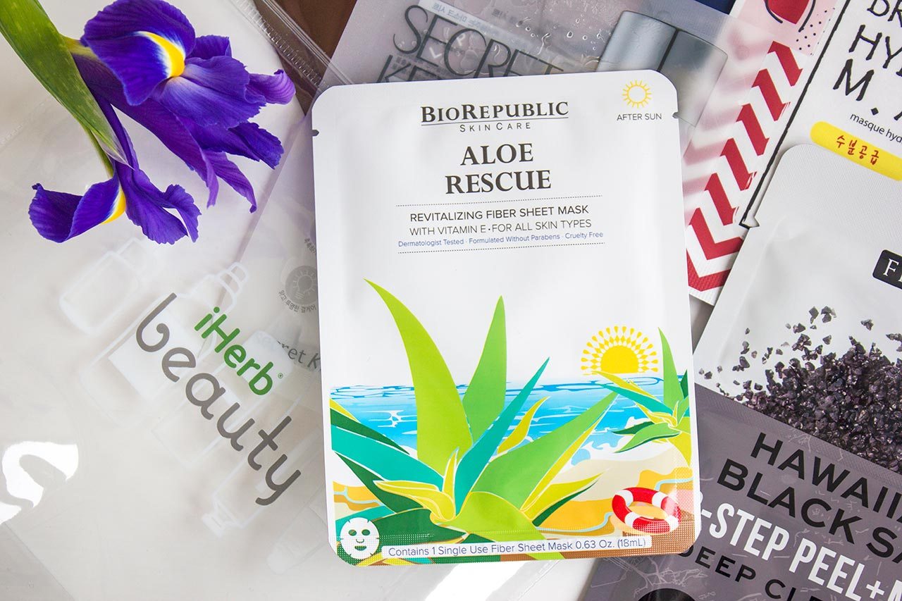 BioRepublic Skincare Aloe Rescue Revitalizing Fiber Beauty Sheet Mask