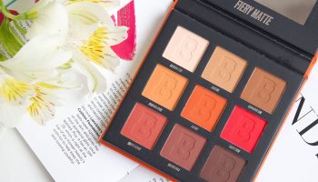 Палетка By BEAUTY BAY Fiery Matte Palette — отзыв и свотчи