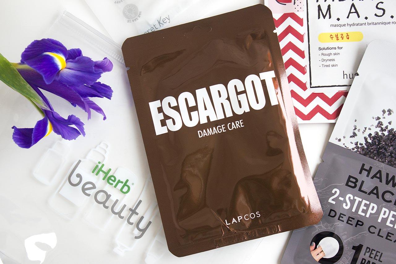 Lapcos Escargot Beauty Sheet Mask Damage Care