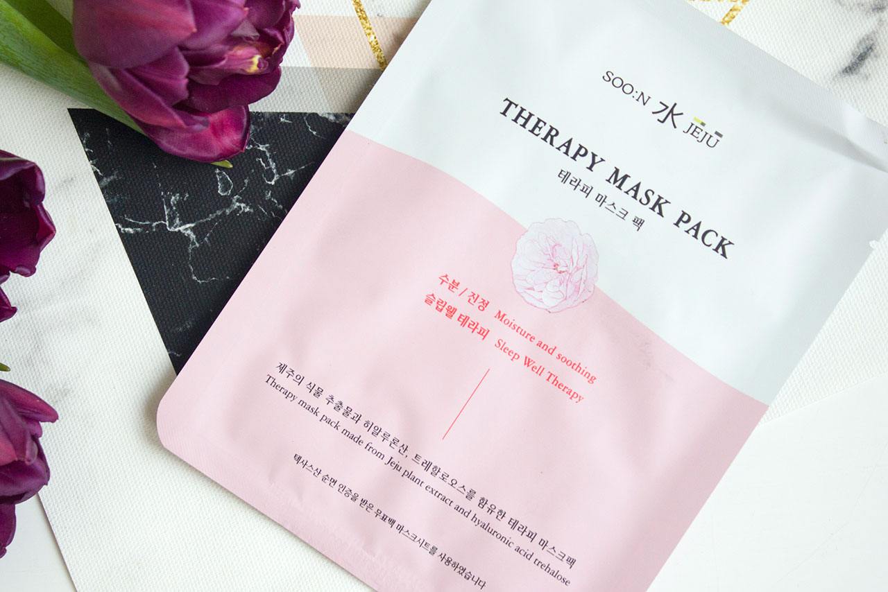 маска SOON JEJU Therapy Mask Pack