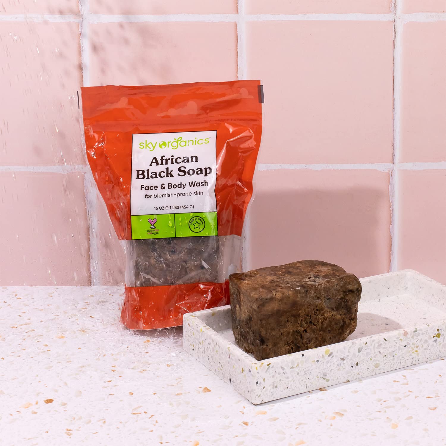 черное мыло Sky Organics All-Natural African Black Soap - отзыв