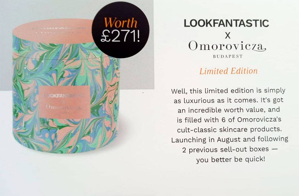 Lookfantastic x Omorovicza Beauty Box 2021