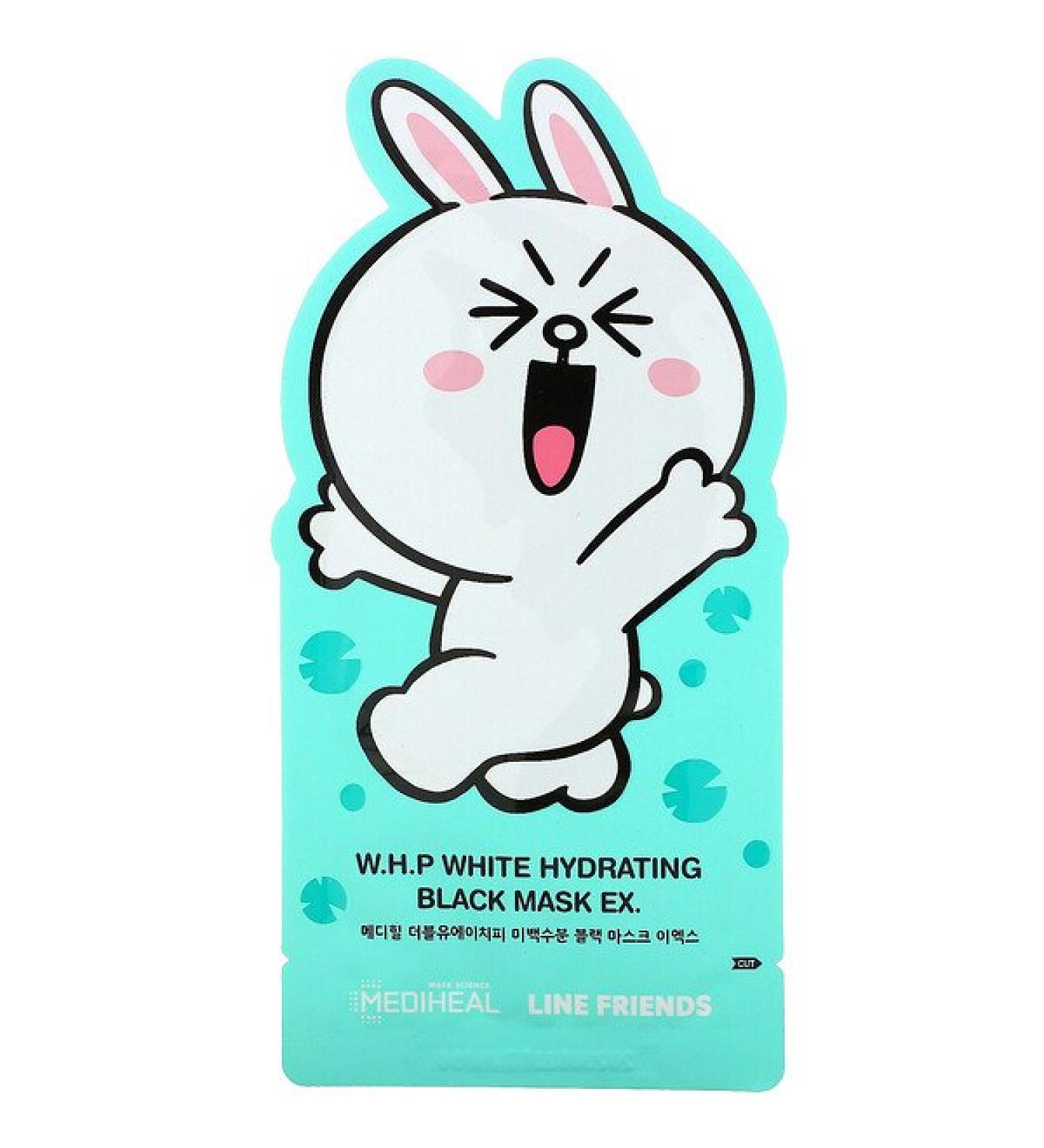 Mediheal Line Friends W.H.P White Hydrating Black Beauty Mask EX