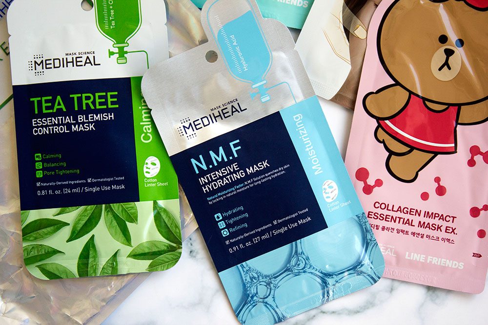 Mediheal N.M.F Intensive Hydrating Beauty Mask - набор iHerb x Mediheal Sheet Beauty Mask Essentials