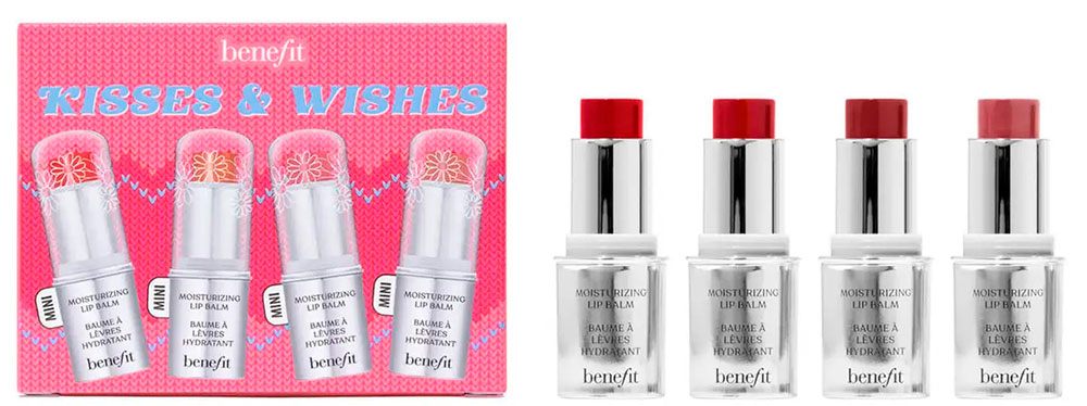 Benefit Kisses And Wishes Moisturising Pigmented Lip Balm Gift Set